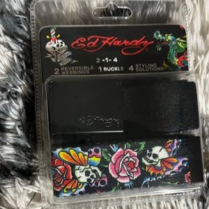 Ed hardy belts two pack